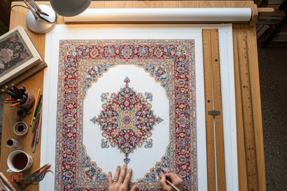 دوره طراحی قالی پیشرفته